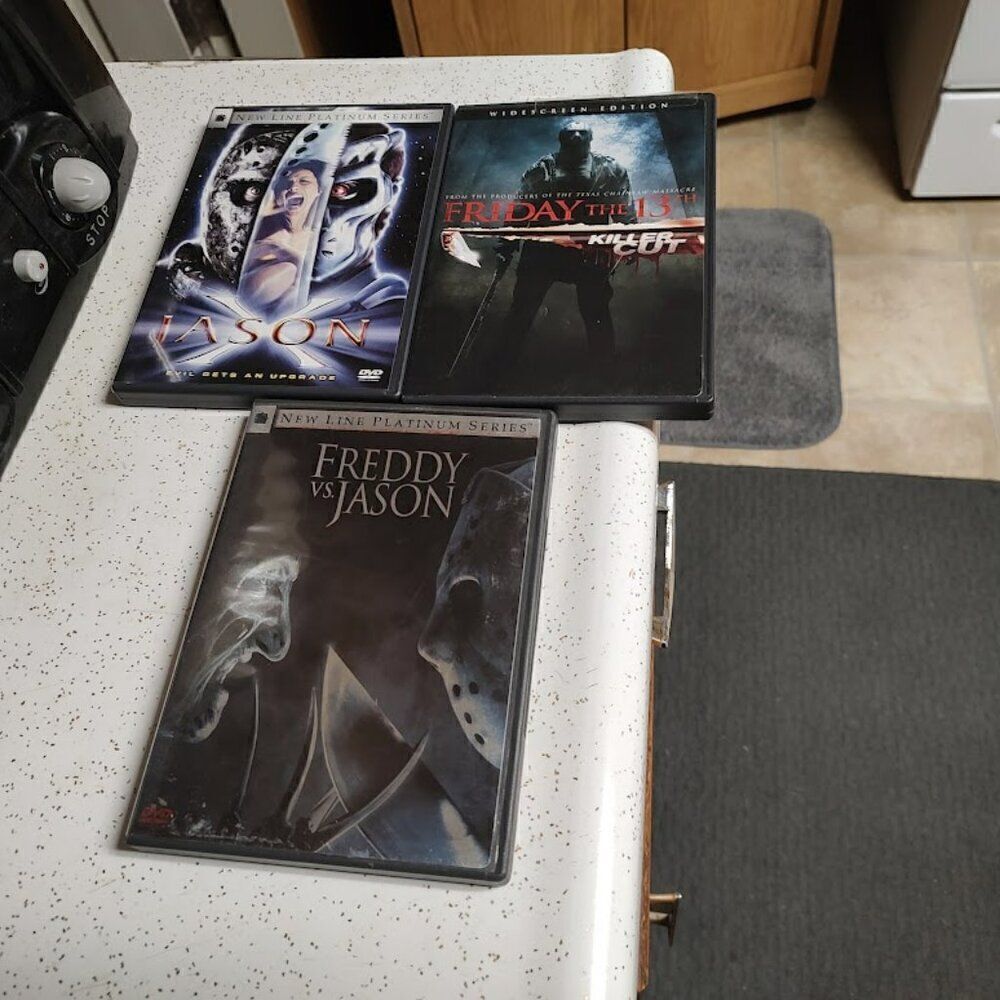 Lot Of 3 Friday The 13TH DVD Jason X Killer Cut And Freddy VS Jason
